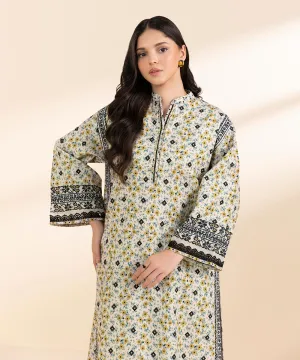 2 Piece - Printed Light Khaddar Suit