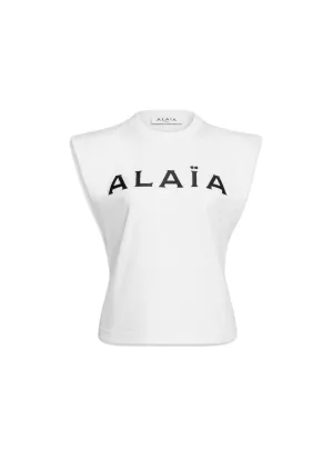 ALAIA Classic Women's T-Shirt with Bold Logo