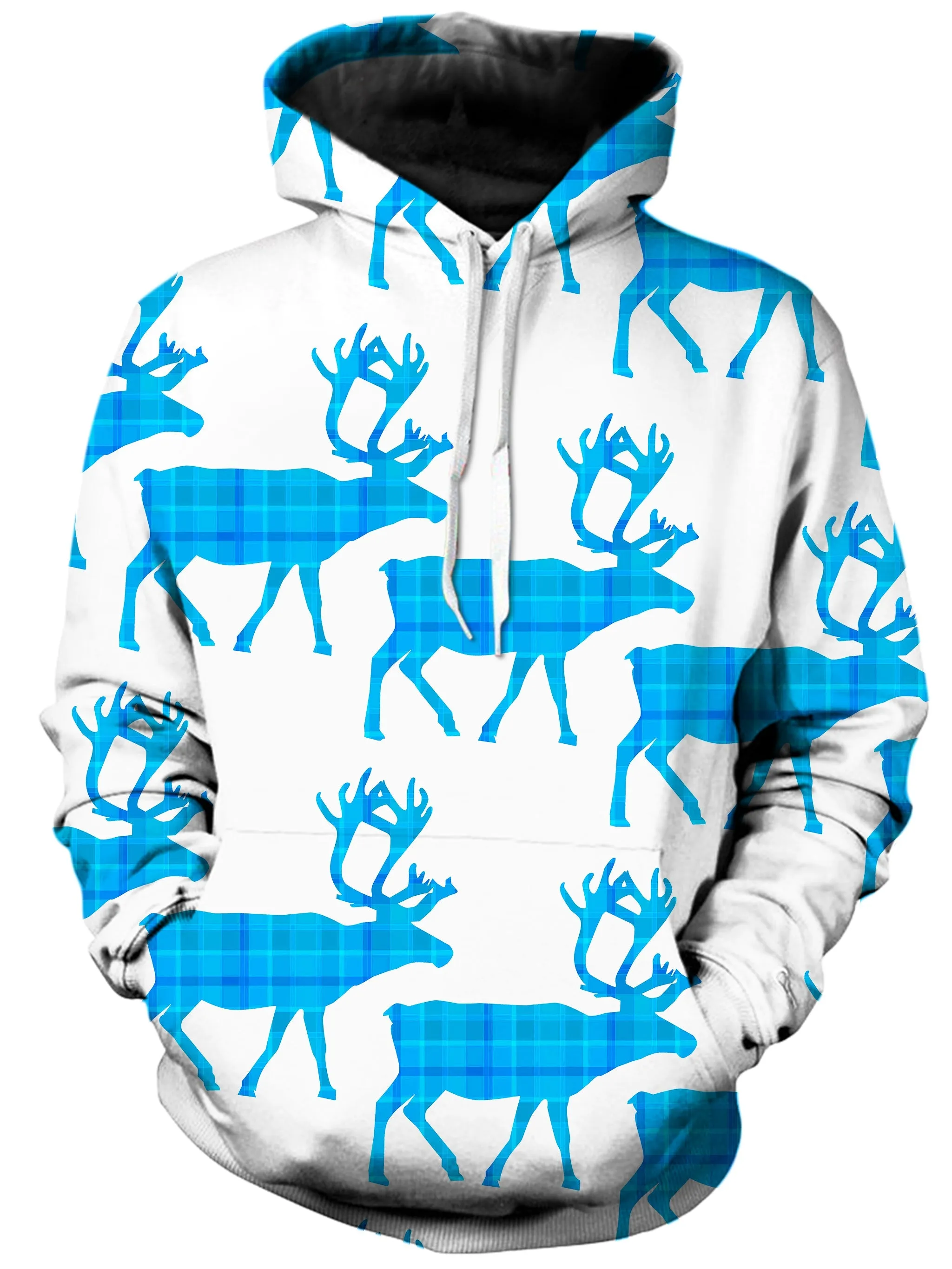 Blue Plaid Unisex Hoodie