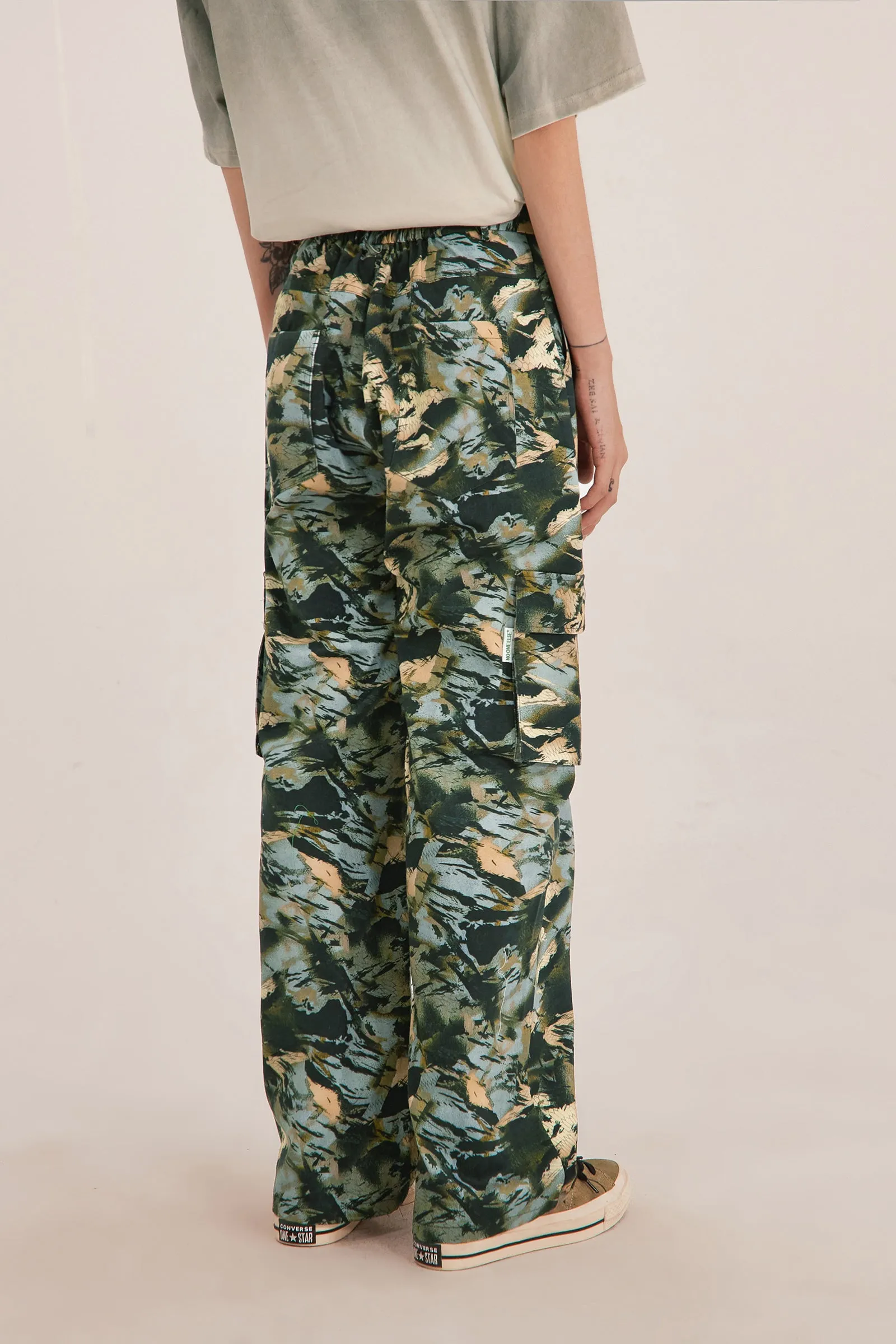 Camouflage Pocket Cargo Pants