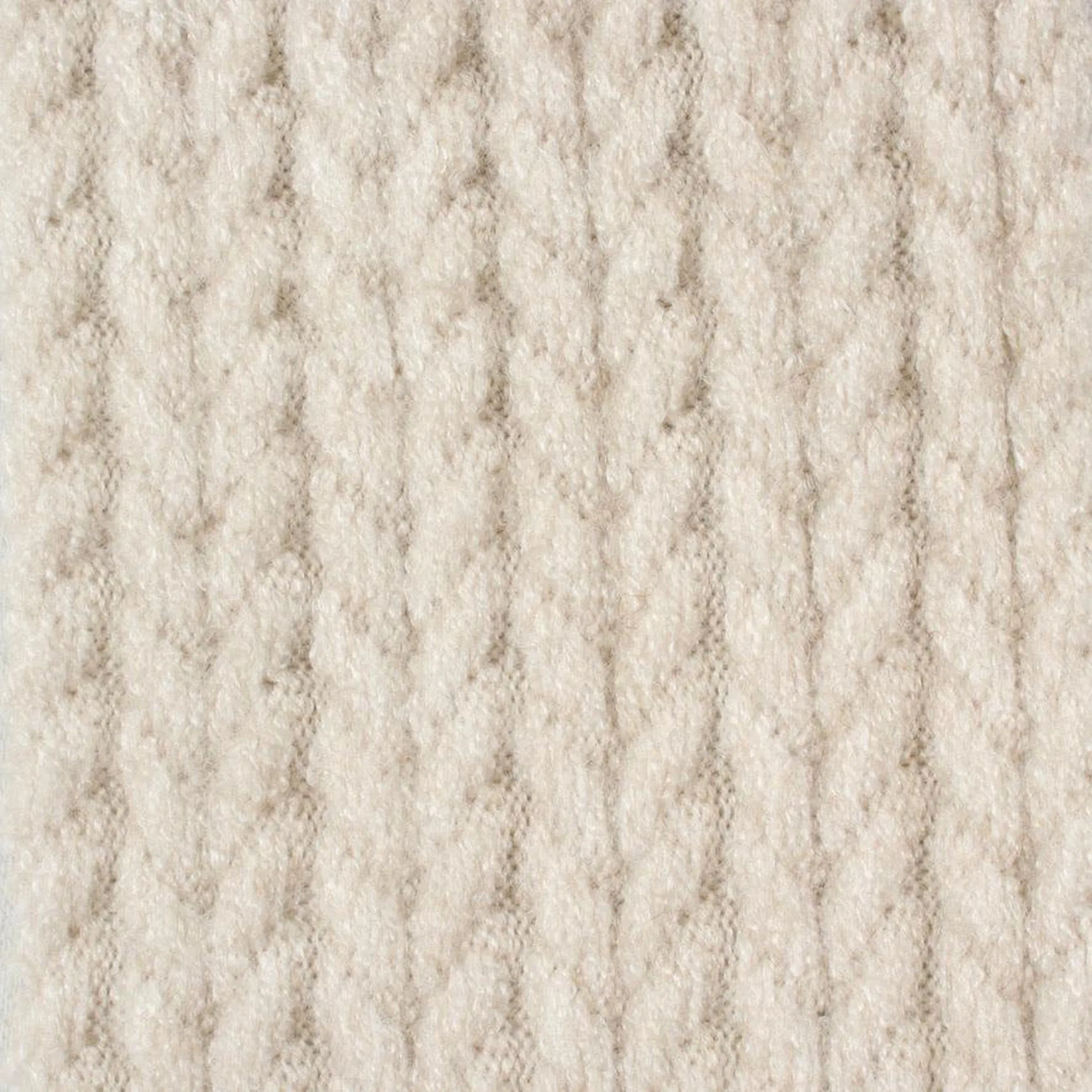 Cashmere Touch Knitted Jacquard - Cable-knit