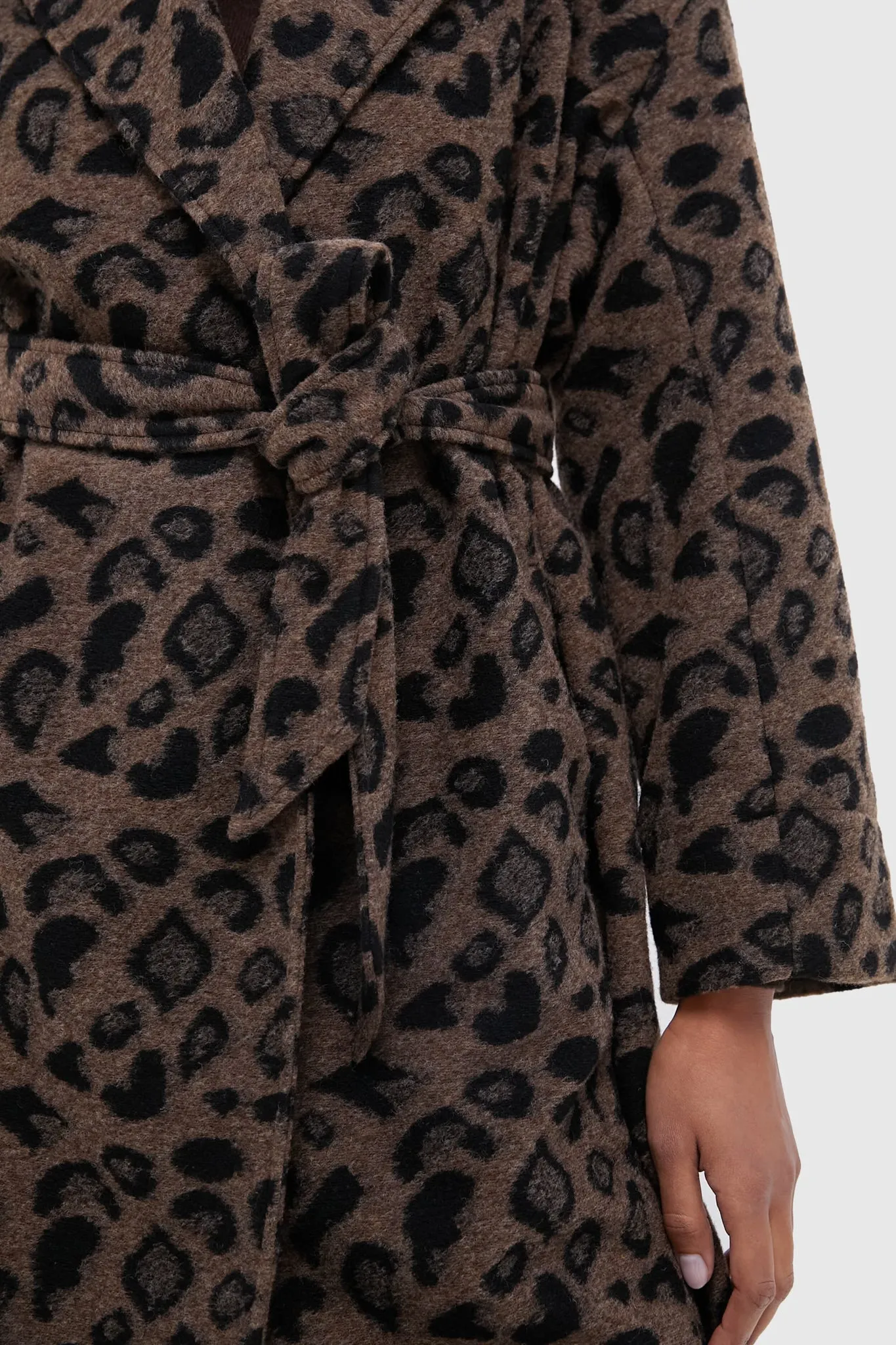 Cheetah Abbott Wrap Coat