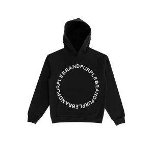 Circle Wordmark Pullover Hoodie 'Black'