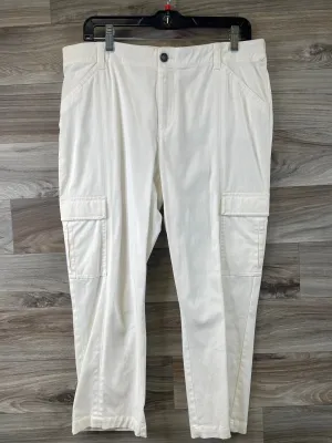 Cream Pants Cargo & Utility Chicos, Size M