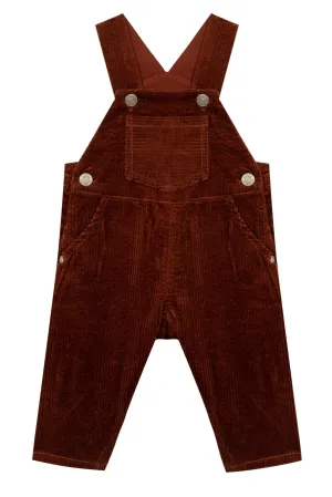 Dungarees - Dark Red Corduroy