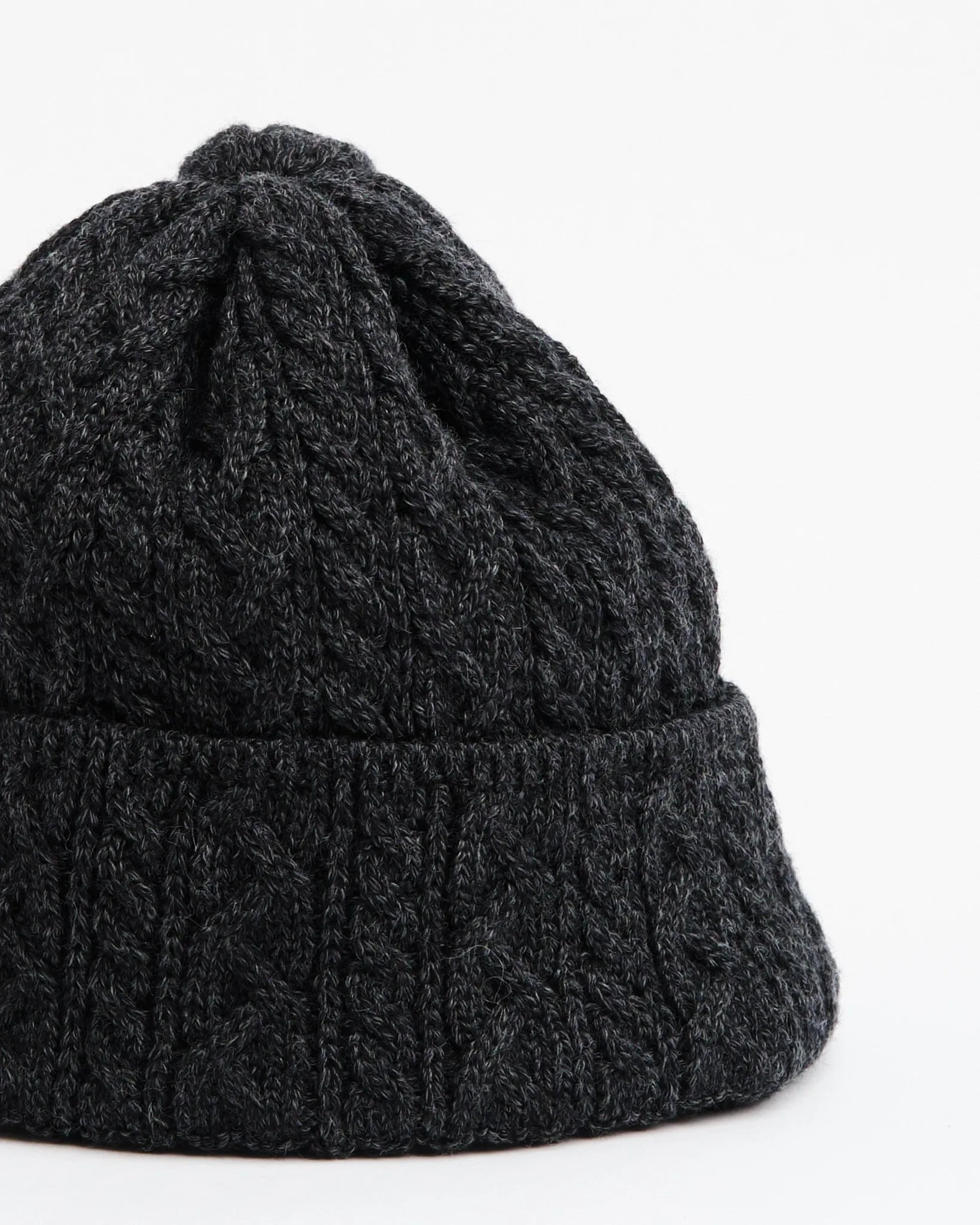 Elias Knit Flightcap Charcoal