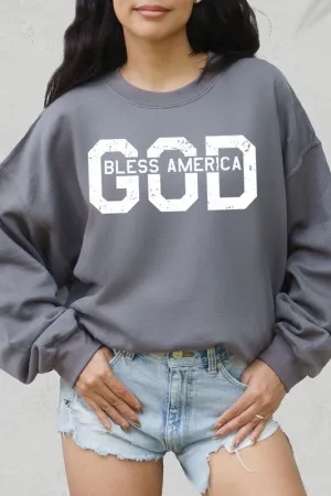 God Bless America Graphic Fleece Sweatshirts