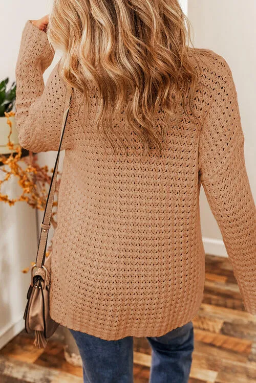 Madrid's Walk Round Neck Long Sleeve Sweater | 4 Colors