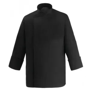 Stylish and Comfortable Manelli Plus Size Black Chef Coat for Men and Women