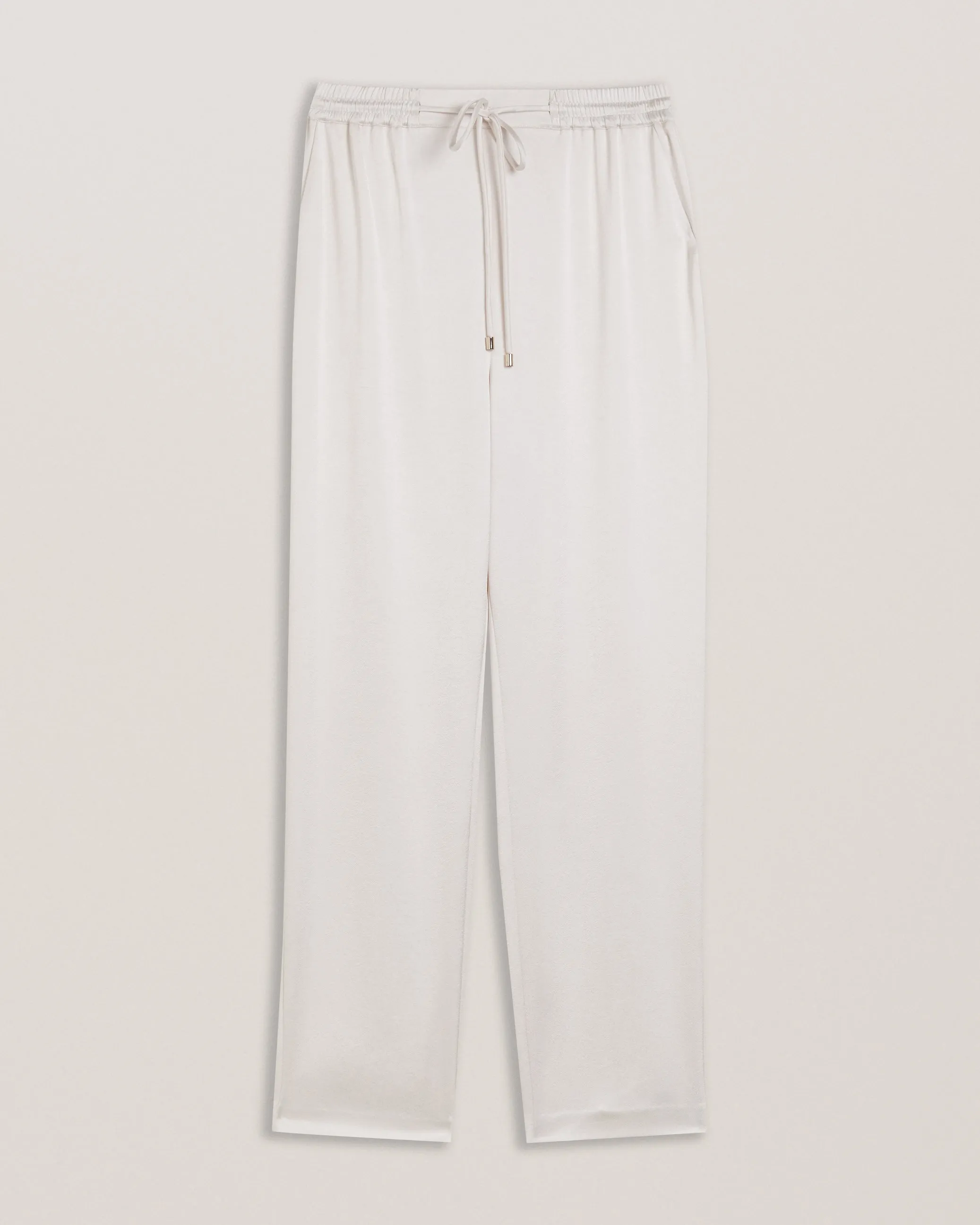 Natori Satin Slim Fit Jogger Ivory