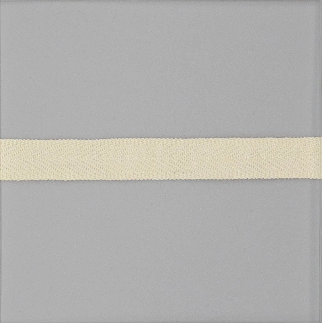 Off-White Worsted Wool Twill Tape - Priced from $3.75 to $5.25 per Yard