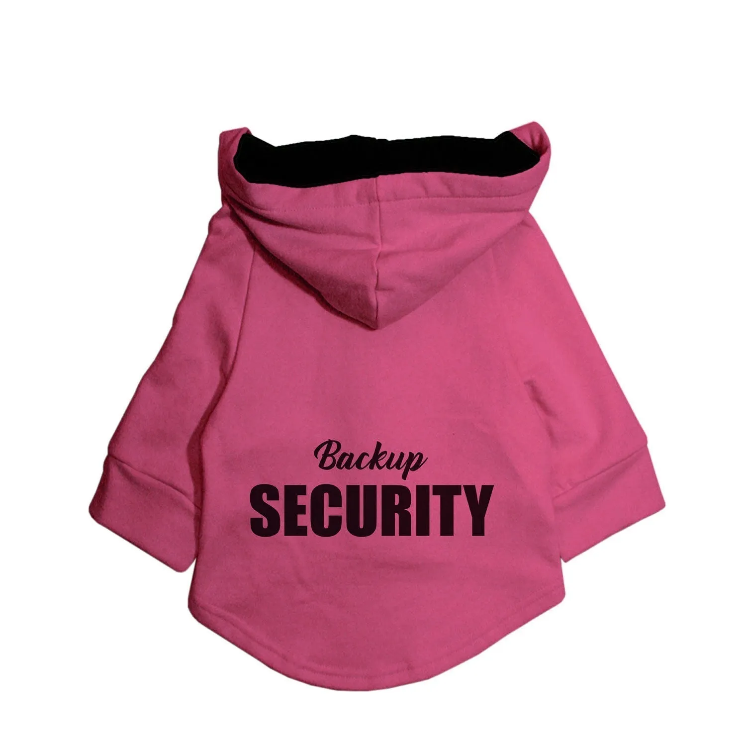 "Backup Security" Dog Hoodie Jacket