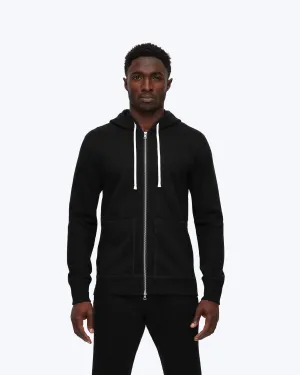 Reigning Champ Midweight Terry Full Zip Hoodie RC-3205 Black