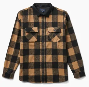 ROARK - Nordsman Long Sleeve Flannel - Dark Khaki