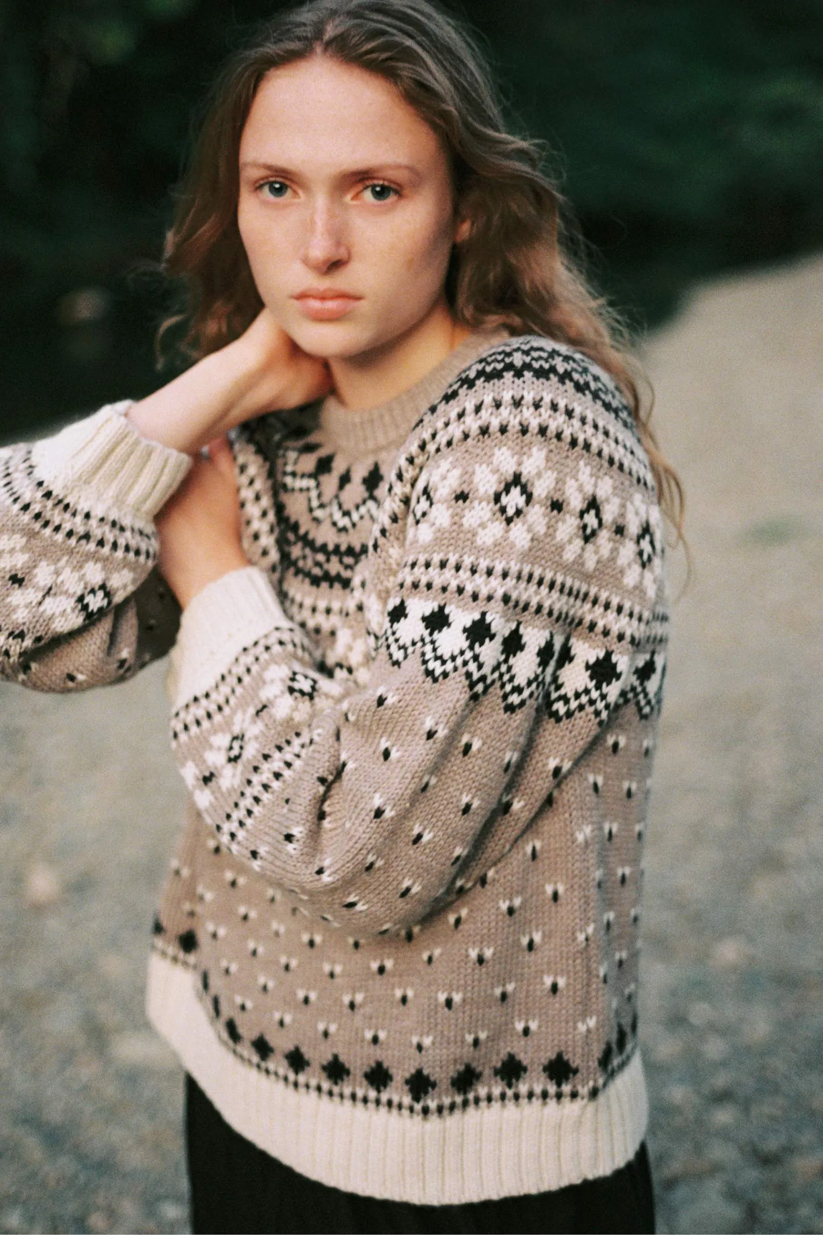 The Linnea Sweater | Fair Isle Oatmeal